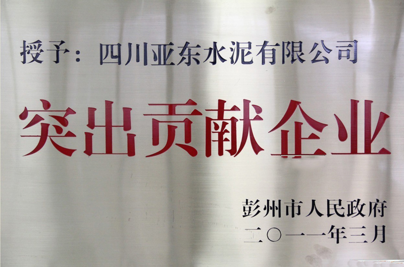 突出貢獻企業(yè)(四川亞東) 突出貢獻企業(yè)(四川亞東)