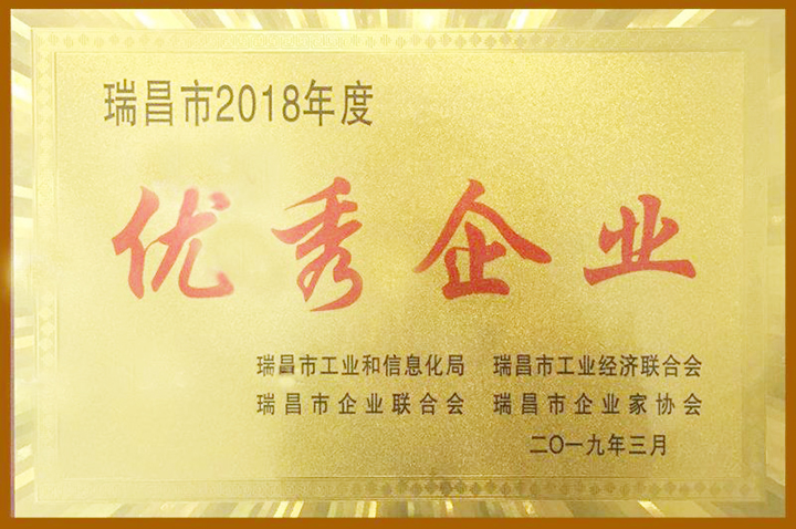 2018年度優(yōu)秀企業(yè)(江西亞?wèn)|) 2018年度優(yōu)秀企業(yè)(江西亞?wèn)|)